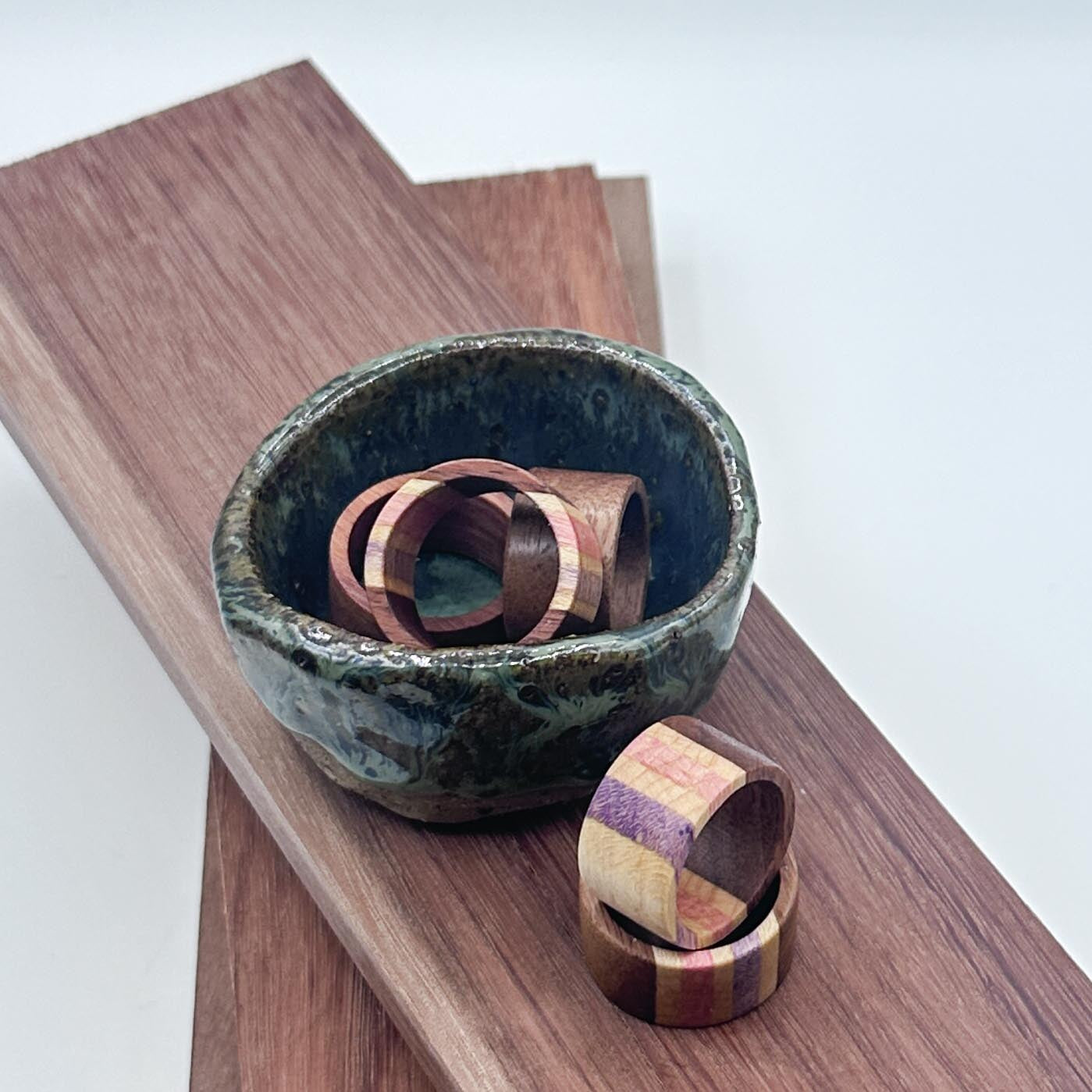 Abstract Recovered Ironbark Timber Rings