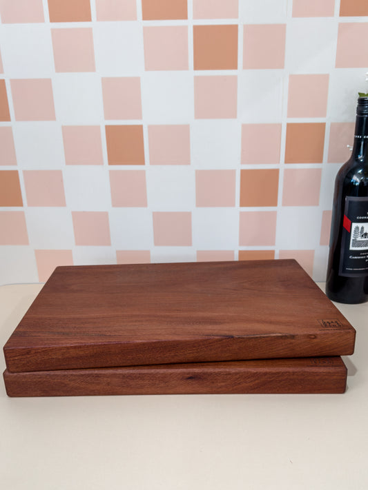 No Frills Large Butchers Board - Brushbox