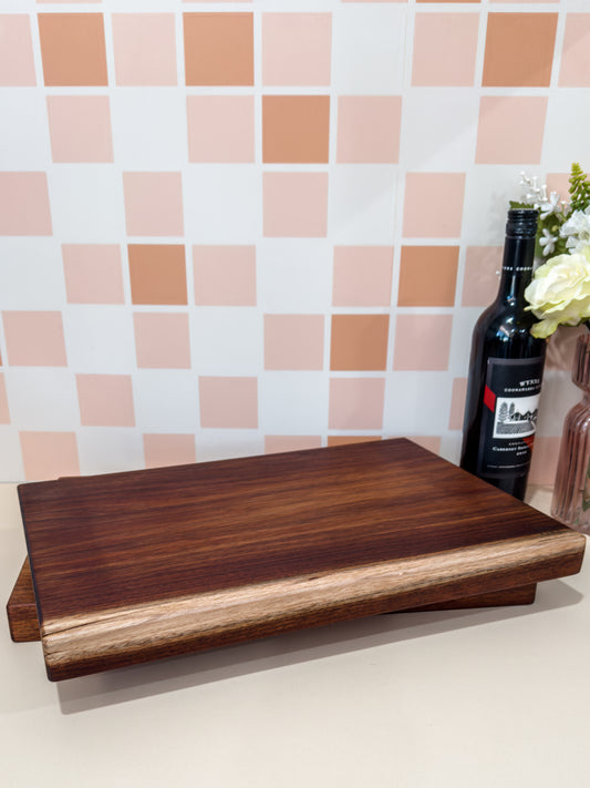 No Frills Large Butchers Board - Tasmanian Blackwood