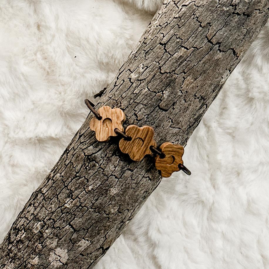 Timber and Leather Bracelets