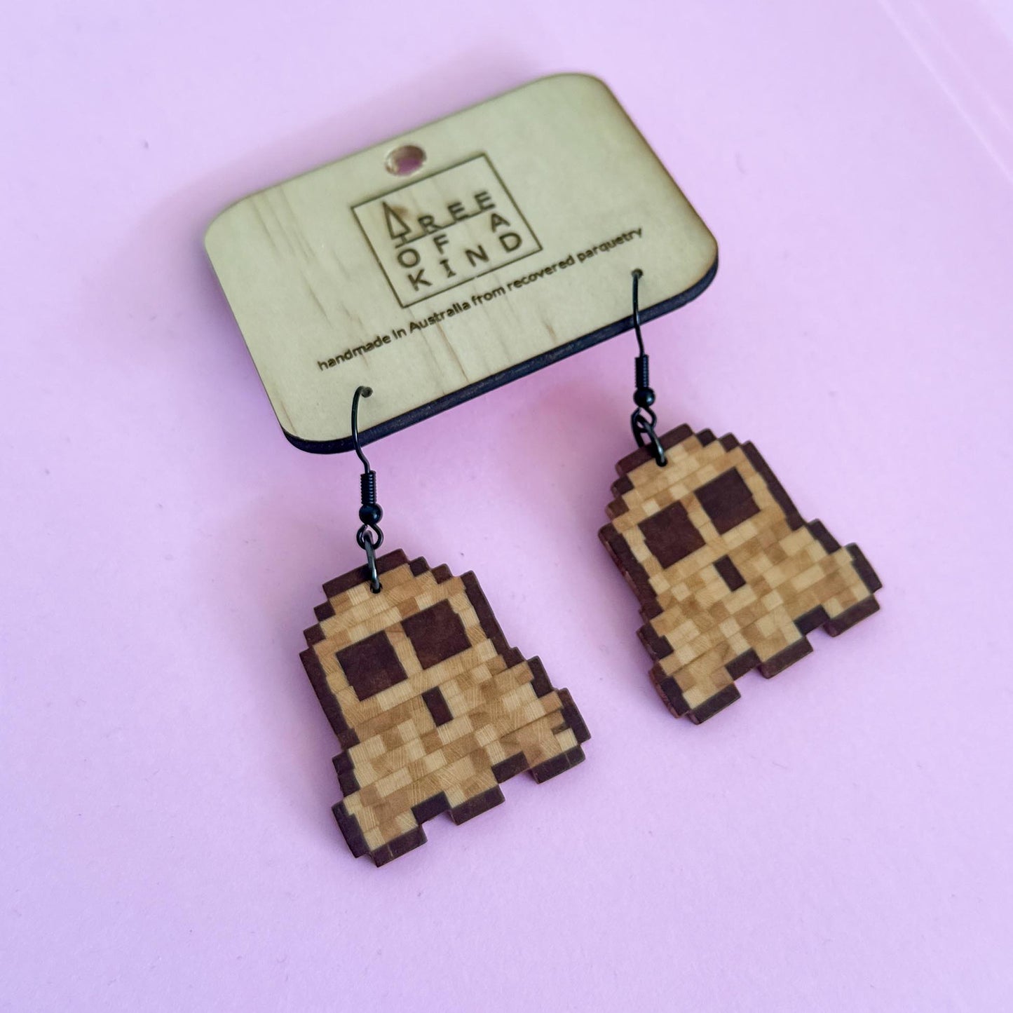 Pixel Mosaic Dangles - Halloween Ghosts