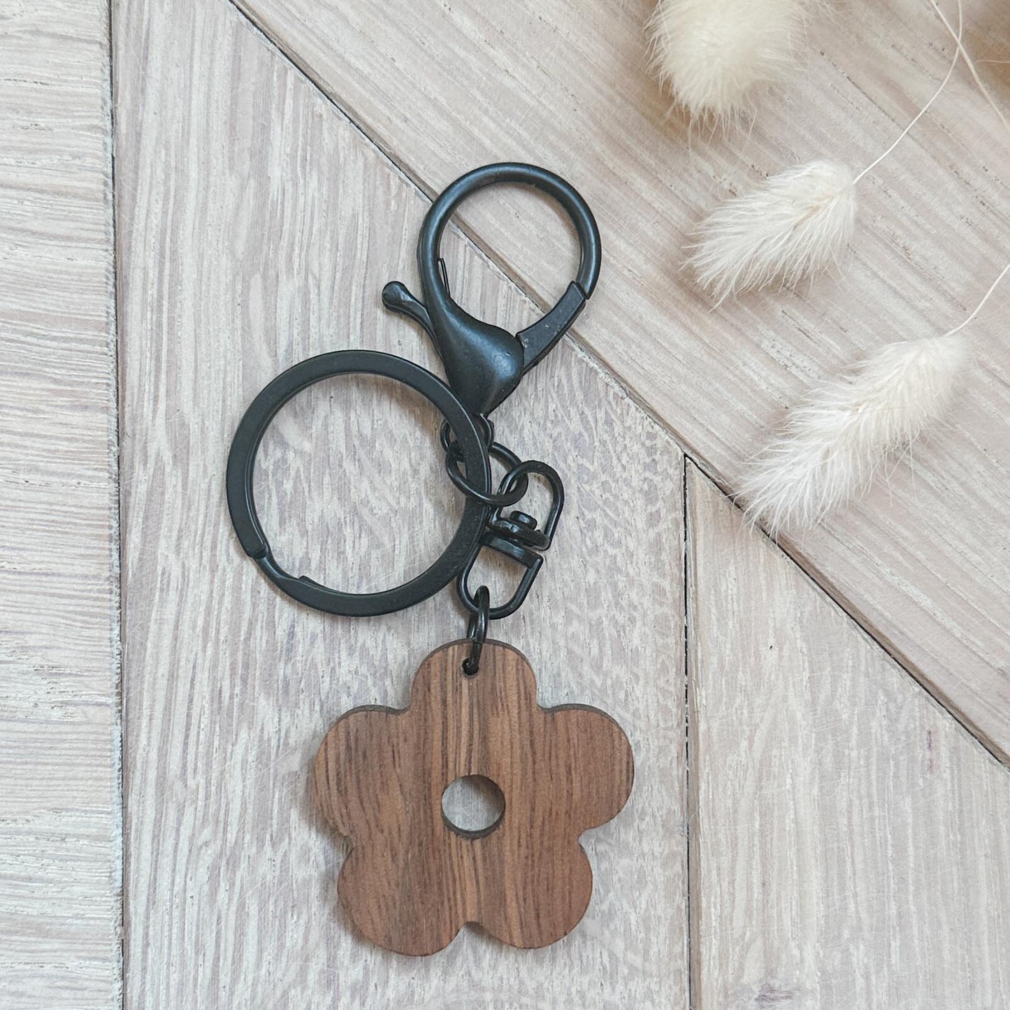 Timber Keyrings - Spotted Gum