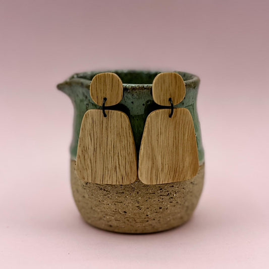 Rhombus Dangles - Spotted Gum