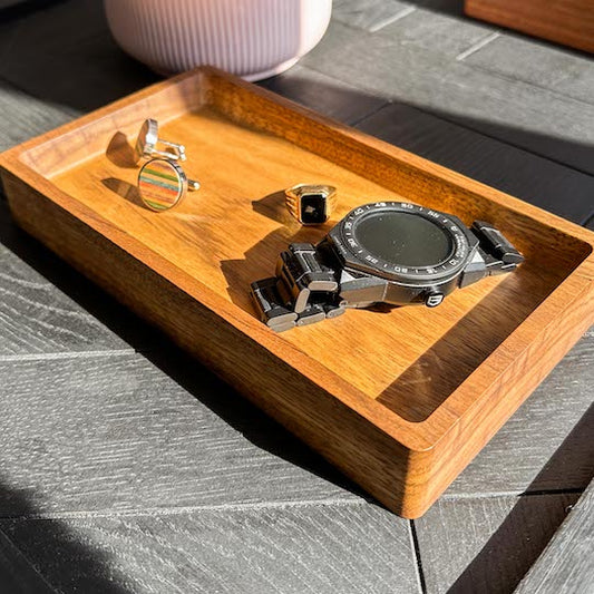 Spotted Gum Block Catch All Tray