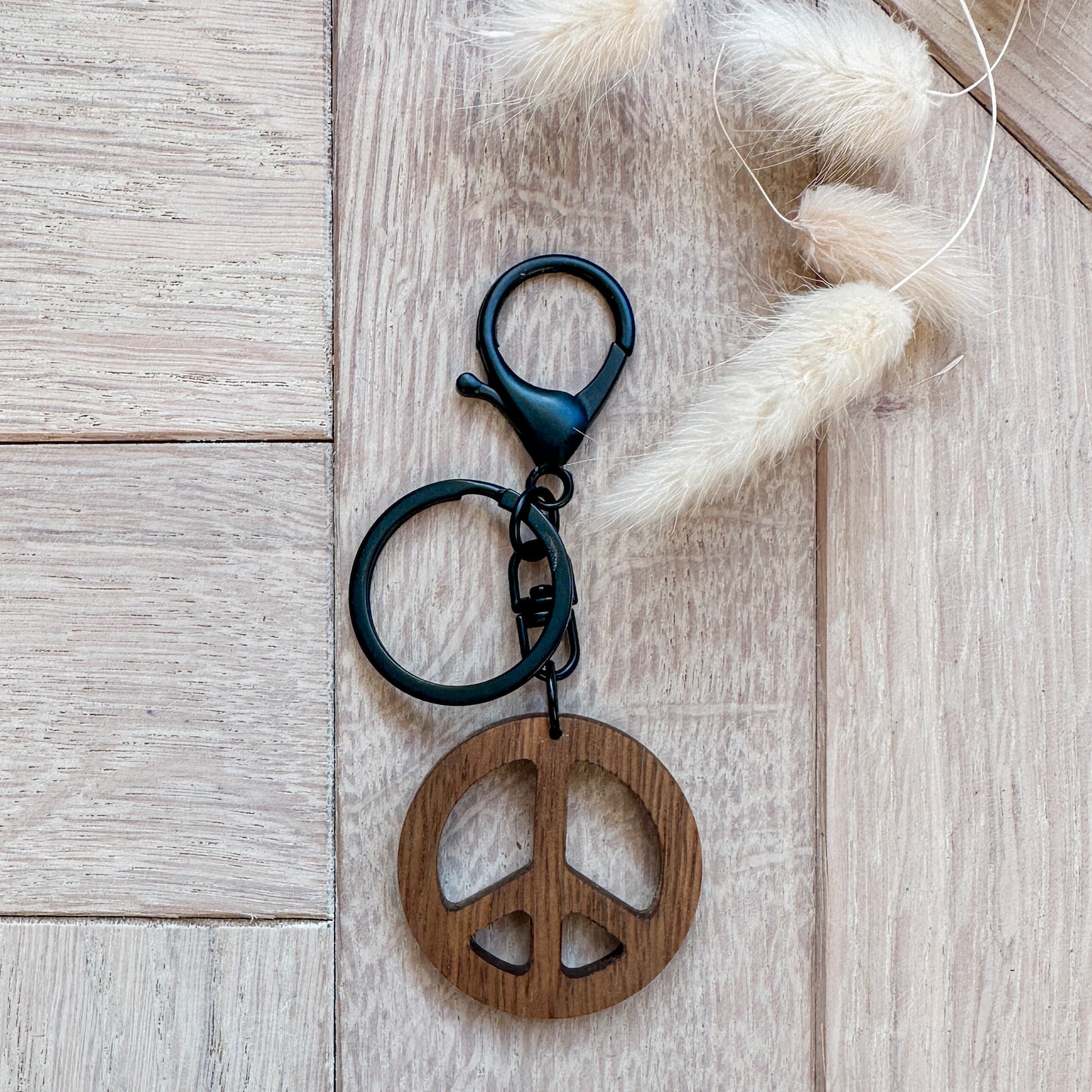 Timber Keyrings - Spotted Gum