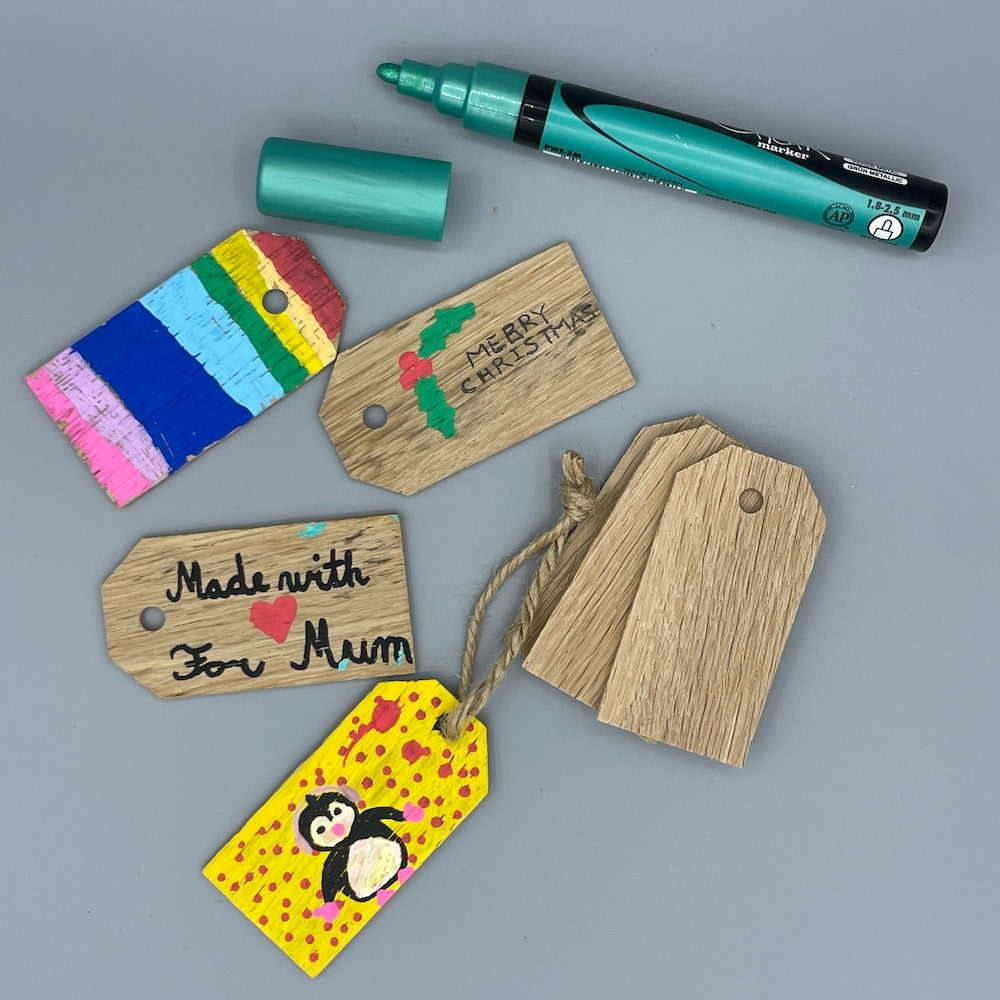 Naked Oak Gift Tags - Pack of 5