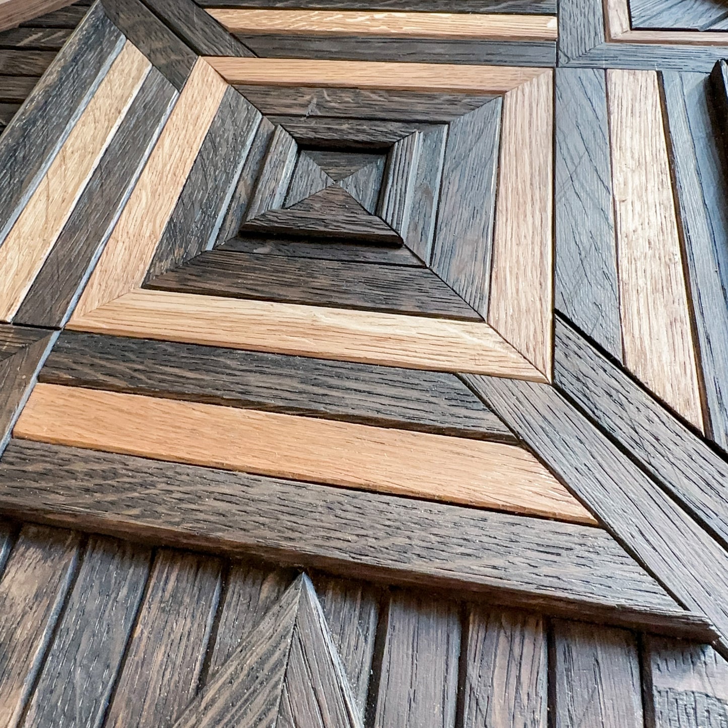 “Great Beginnings” // Mosaic Timber Wall Art