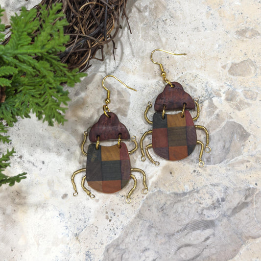 Christmas Beetle Dangles - Confetti Pixel