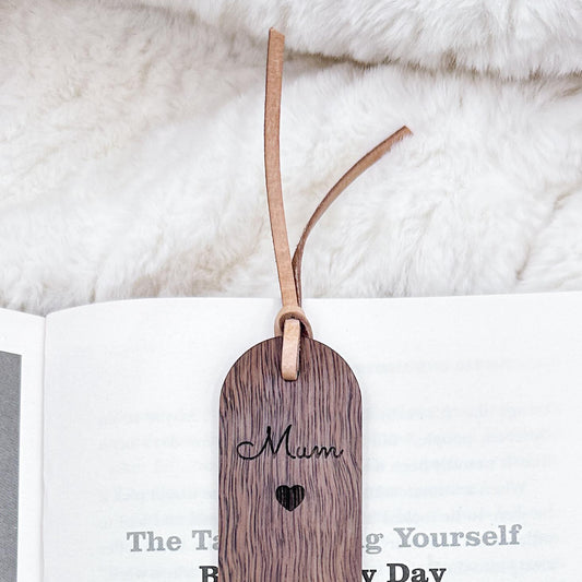 MUM // Booked For Later // Timber Bookmark