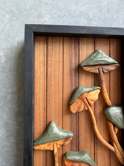 Leaning Toward Light Timber Wall Artwork