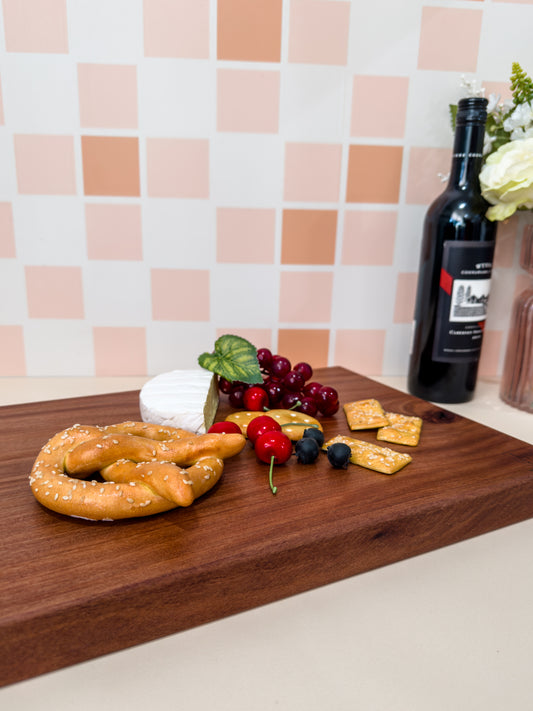 No Frills Large Butchers Board - Brushbox