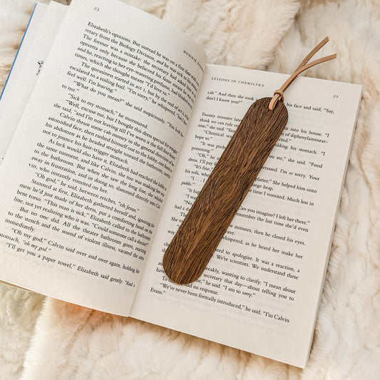 Booked For Later // Timber Bookmark