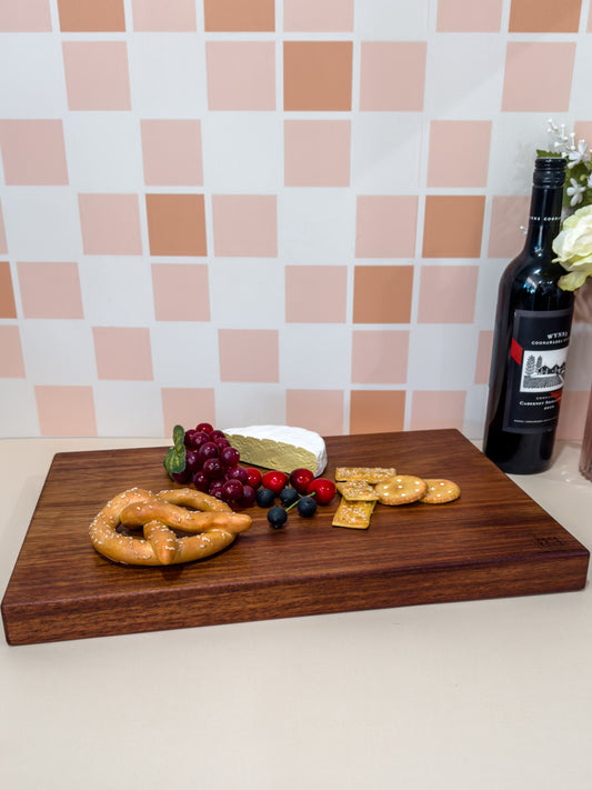 No Frills Large Butchers Board - Tasmanian Blackwood