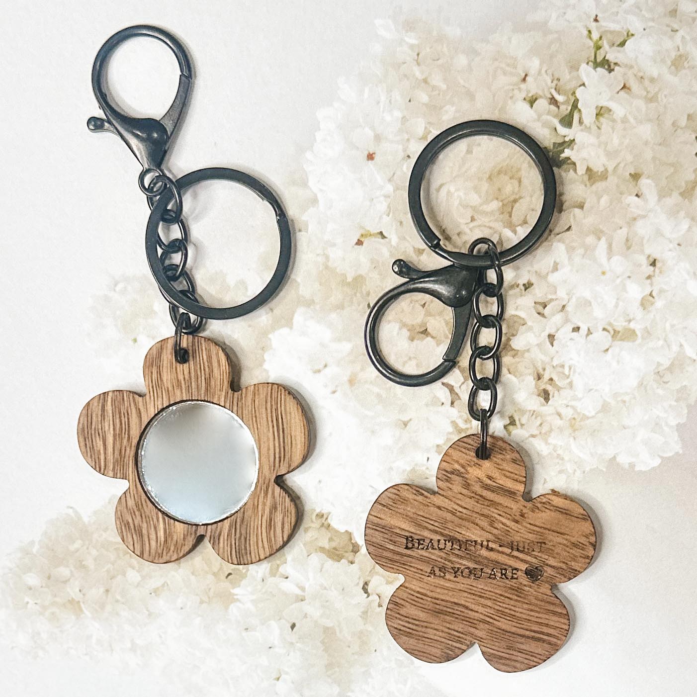 Flower & Bloom - Spotted Gum Timber Keyring