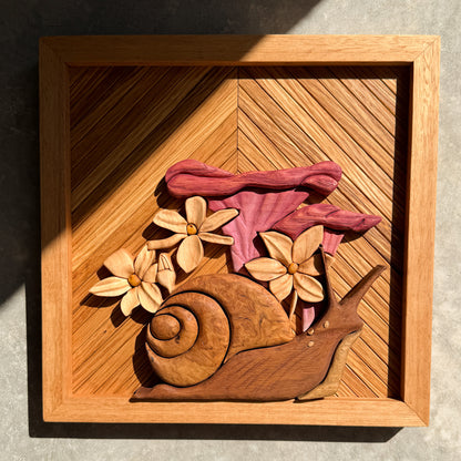 Gentle Pause Timber Wall Artwork