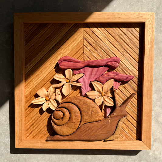 Gentle Pause Timber Wall Artwork