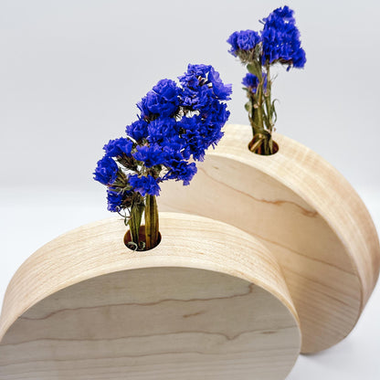 Timber Dry Flower Vases - Rock Maple