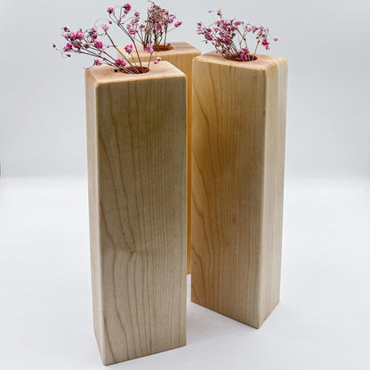 Timber Dry Flower Vases - Rock Maple