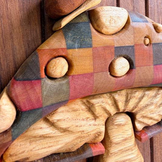 The Curious Wanderer Timber Wall Artwork