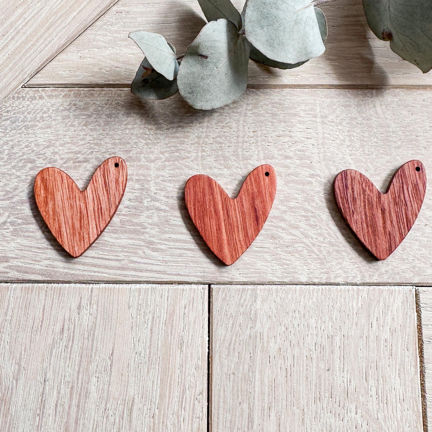 The Love Dangle Timber Earring - Syd Blue Gum