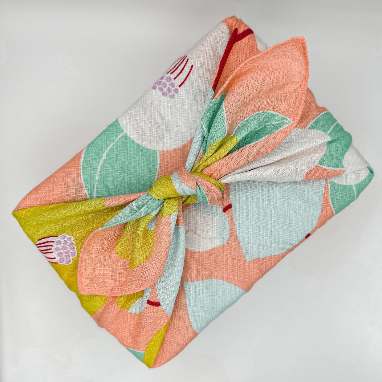 The Gift Wrap Bundle // Medium Furoshiki & Naked Oak Gift Tags