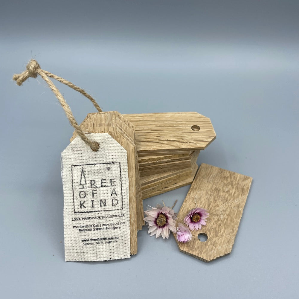 Naked Oak Gift Tags - Pack of 5